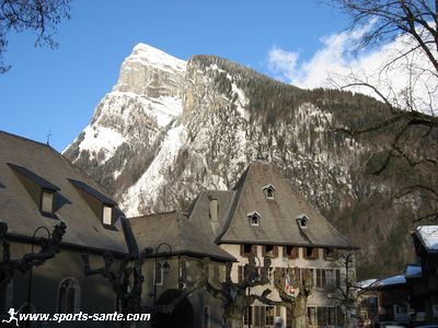 Photo du centre ville de Samoëns